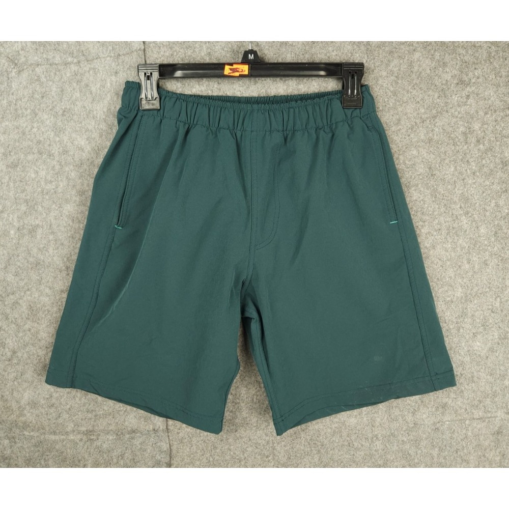 Myles Apparel Athletic Shorts Men M Green Performance 8" Woven Water Reistant